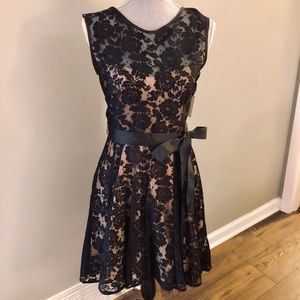 NWT Elegant Black Lace Dress!